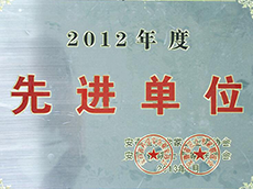 2012年度先进单位